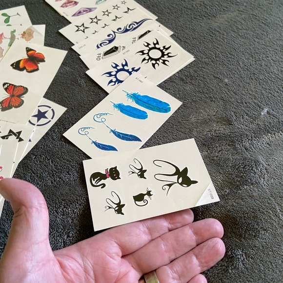 250 stickers/water body tattoos-Extreme variety - Picture 5 of 7